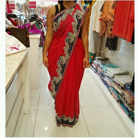 Dresses & Skirts - 💡SALE💡 Beaded Saree Purchased in Dubai